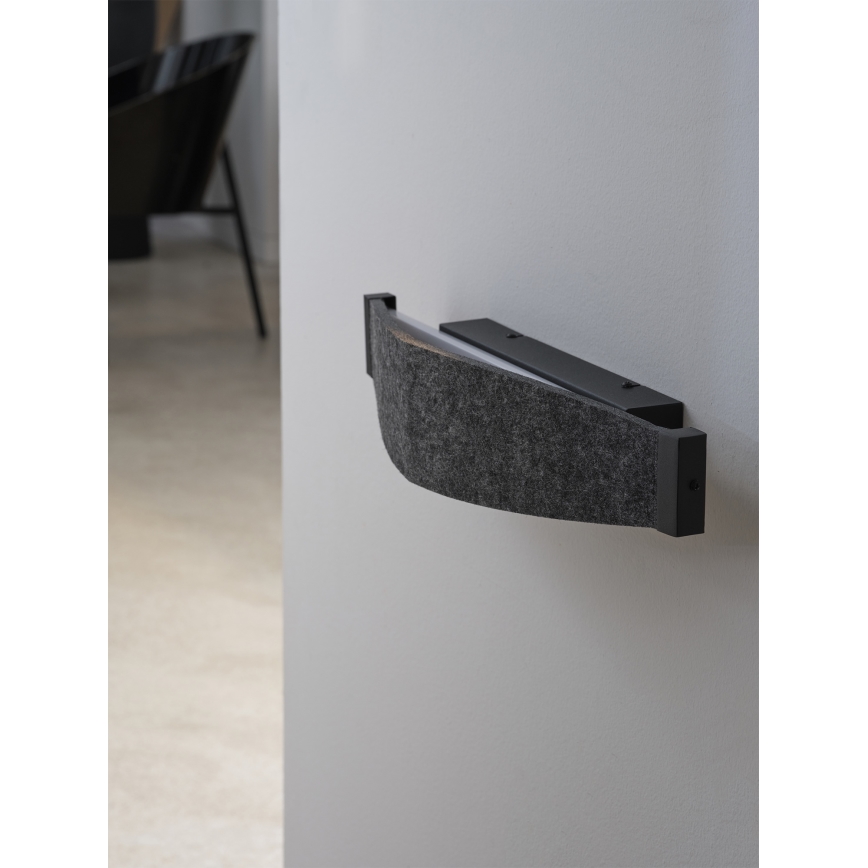 Osram - Lampada da parete LED DECOR FLAT LED/13W/230V grigia