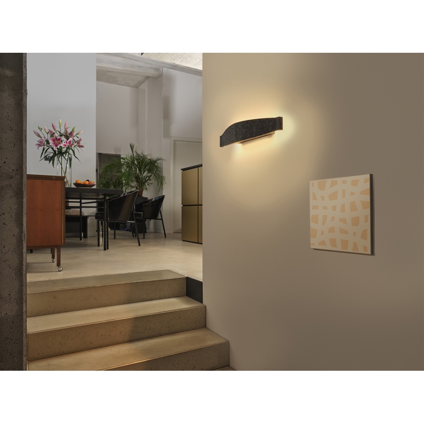 Osram - Lampada da parete LED DECOR FLAT LED/13W/230V grigia