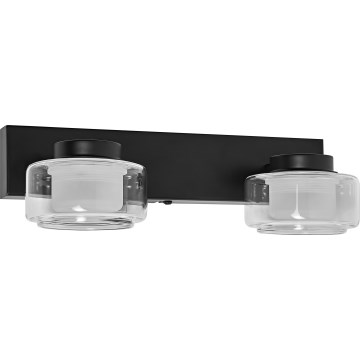 Osram - Lampada da parete LED per bagno ORBIS FLAME 2xLED/5,5W/230V 3000/4000K IP44 nero