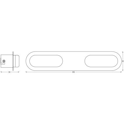 Osram - Applique da bagno LED dimmerabile SMART+ DUPLO LED/15W/230V 3000-6500K IP44 Wi-Fi