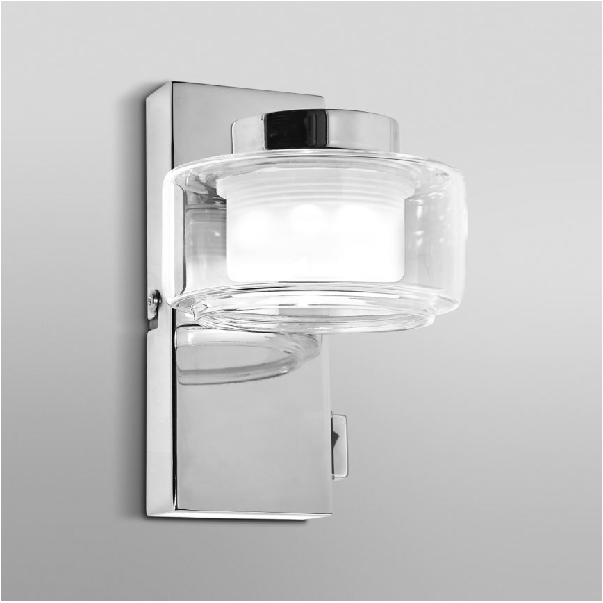 Osram - Applique da parete LED per bagno ORBIS FLAME LED/5,5W/230V 3000/4000K IP44 cromo lucido