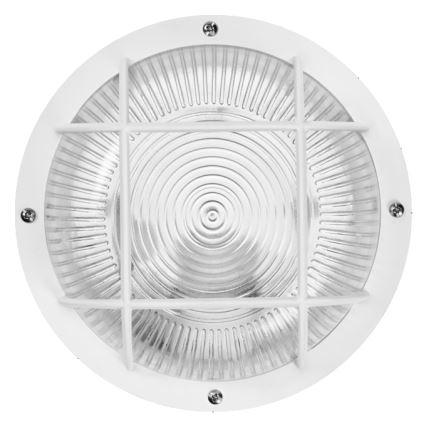Osram - Lampada da parete per esterni BULKHEAD 1xE27/10W/230V Ø 19 cm IP54 bianca