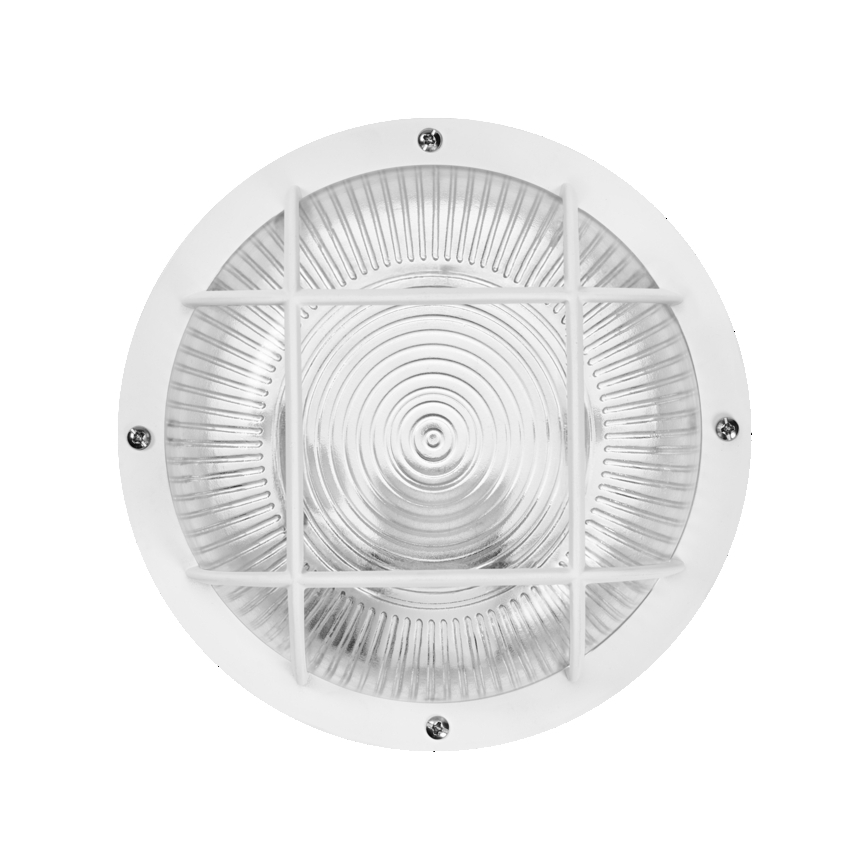 Osram - Lampada da parete per esterni BULKHEAD 1xE27/10W/230V Ø 19 cm IP54 bianca