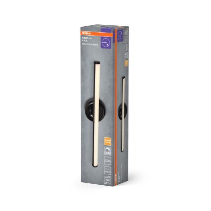 Osram - Applique da parete a LED ricaricabile e dimmerabile con controllo a sfioramento NIGHTLUX LED/1,8W/5V, nero