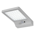 Osram - Lampada da parete solare a LED con sensore DOORLED LED/3W/3,3V 2000 mAh IP44 argento