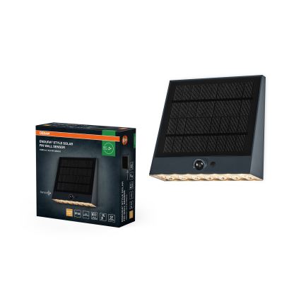 Osram - Applique solare LED con sensore ENDURA STYLE LED/10,2W/4,2V 2000 mAh IP54 antracite