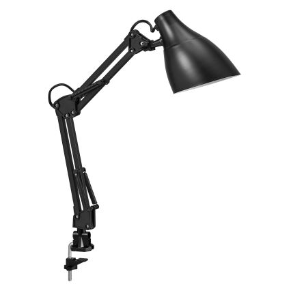 Osram - Lampada da scrivania con clip DESK LINE 1xE27/11W/230V nera