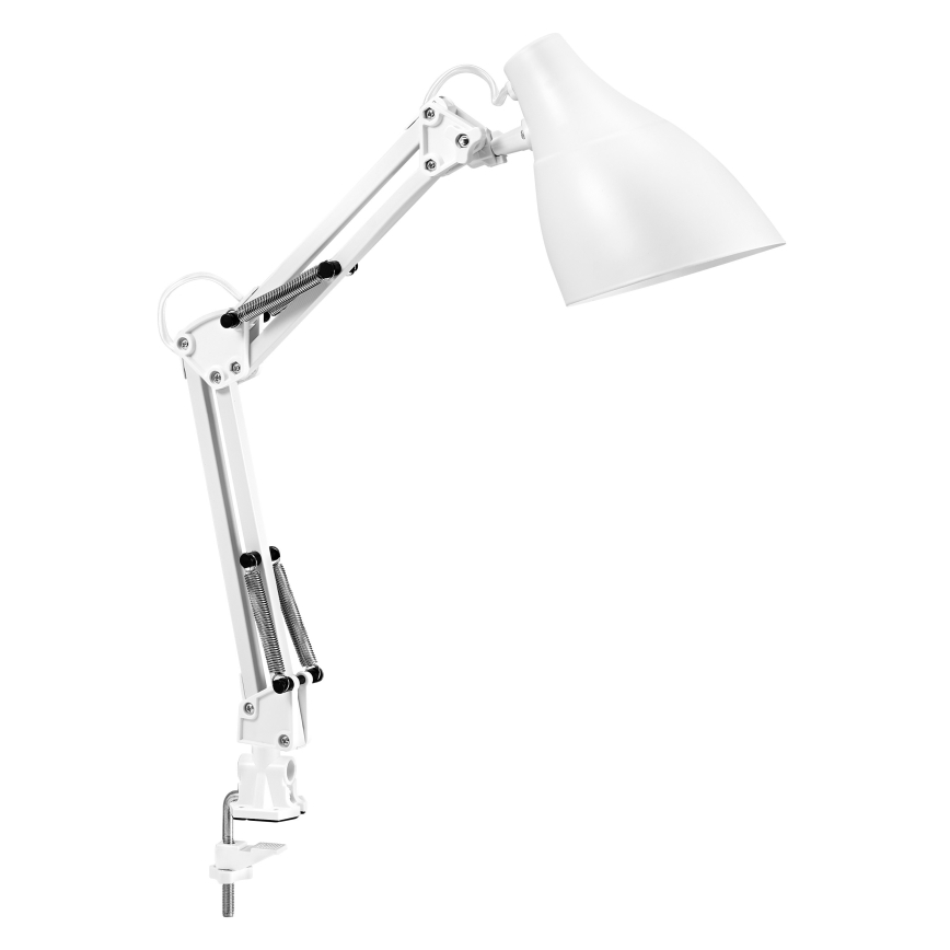 Osram - Lampada da scrivania con morsetto DESK LINE 1xE27/11W/230V bianca