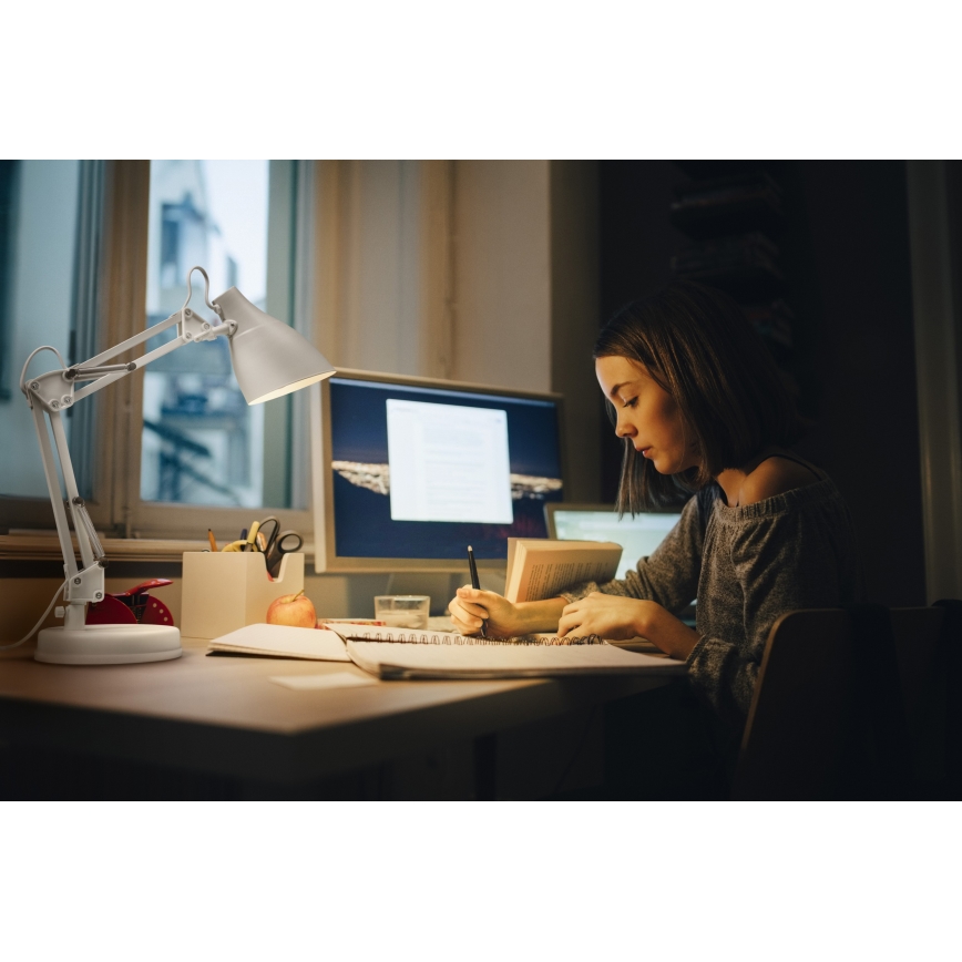 Osram - Lampada da scrivania DESK LINE 1xE27/11W/230V bianca