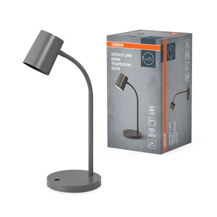 Osram - Lampada da scrivania DESK LINE 1xGU10/9W/230V grigia