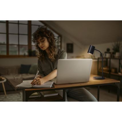 Osram - Lampada da scrivania DESK LINE 1xGU10/9W/230V nera