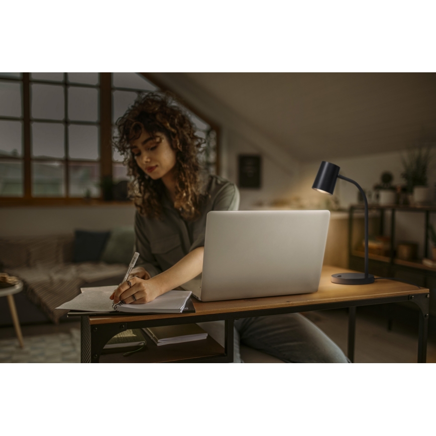 Osram - Lampada da scrivania DESK LINE 1xGU10/9W/230V nera