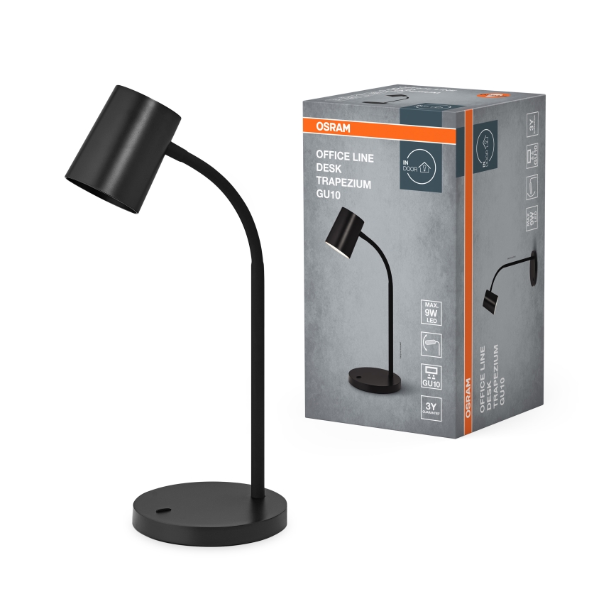Osram - Lampada da scrivania DESK LINE 1xGU10/9W/230V nera