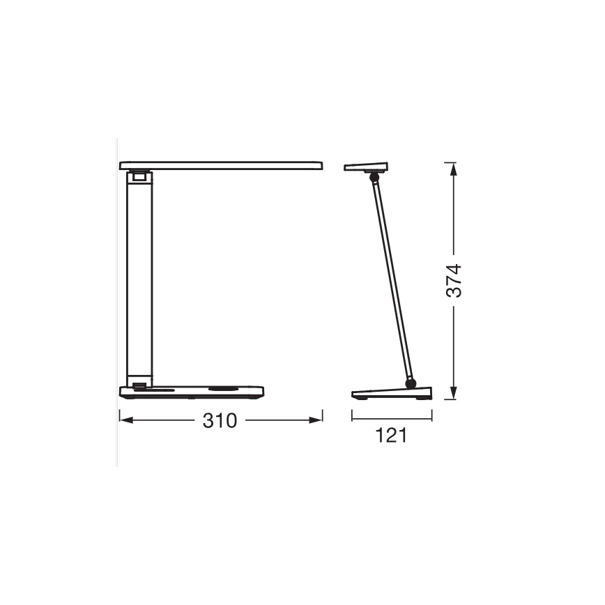 Osram - Lampada da scrivania LED dimmerabile OFFICE LINE LED/17W/230V 3000/4000/6500K bianca