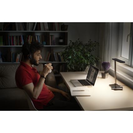 Osram - Lampada da scrivania LED dimmerabile OFFICE LINE LED/17W/230V 3000/4000/6500K nera