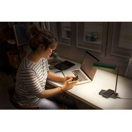 Osram - Lampada LED dimmerabile da scrivania OFFICE LINE LED/19W/230V 3000/4000/6500K nera