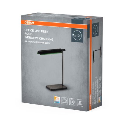 Osram - Lampada LED dimmerabile da scrivania OFFICE LINE LED/19W/230V 3000/4000/6500K nera