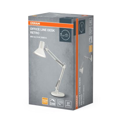 Osram - Lampada da scrivania LED dimmerabile OFFICE LINE LED/9W/230V 3000K bianca