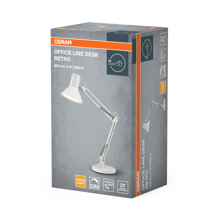 Osram - Lampada da scrivania LED dimmerabile OFFICE LINE LED/9W/230V 3000K bianca
