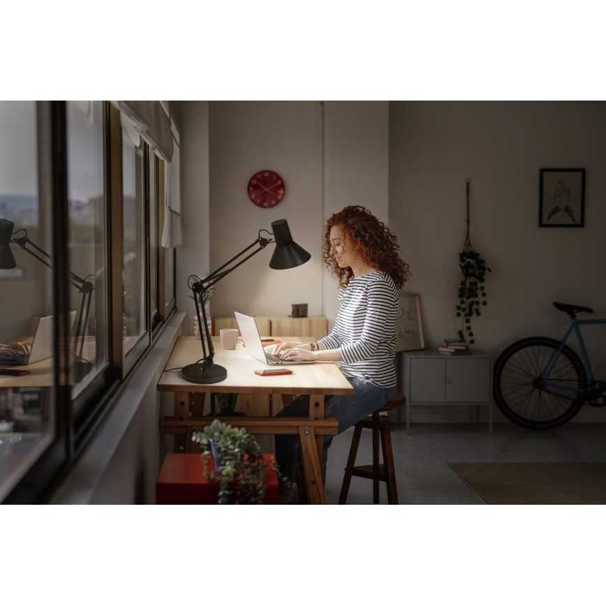 Osram - Lampada da scrivania LED dimmerabile OFFICE LINE LED/9W/230V 3000K nera