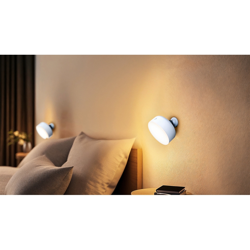 Osram - Lampada da scrivania LED ricaricabile dimmerabile 3 in 1 DECOR HELPER LED/1,8W/5V bianca