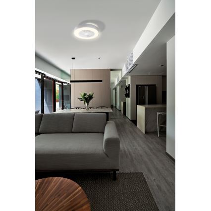 Osram - Plafoniera LED dimmerabile con ventilatore SMART+ LED/78W/230V 3000-6500K Wi-Fi + telecomando