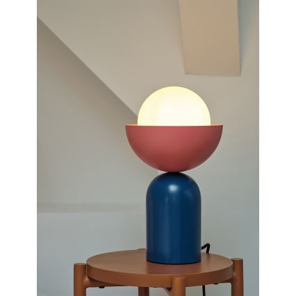 Osram - Lampada da tavolo DECOR BOWL 1xE14/25W/230V blu/rosa