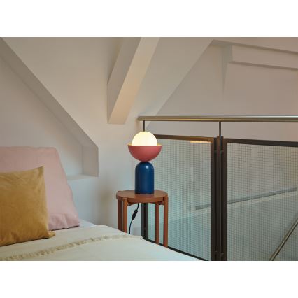 Osram - Lampada da tavolo DECOR BOWL 1xE14/25W/230V blu/rosa
