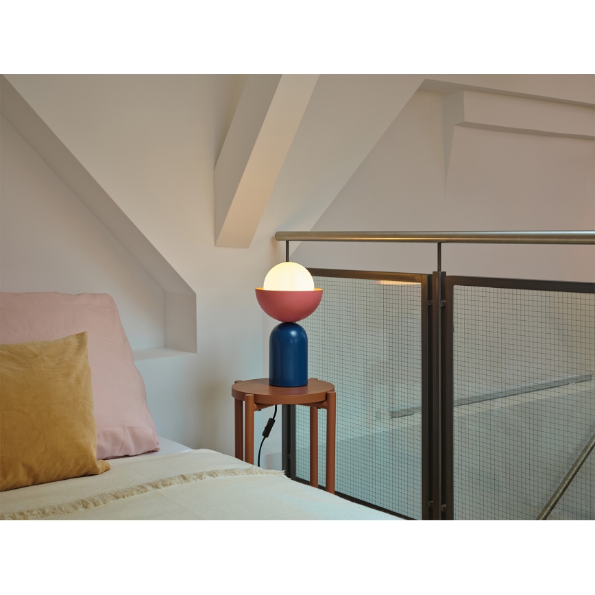 Osram - Lampada da tavolo DECOR BOWL 1xE14/25W/230V blu/rosa