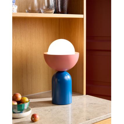 Osram - Lampada da tavolo DECOR BOWL 1xE14/25W/230V blu/rosa