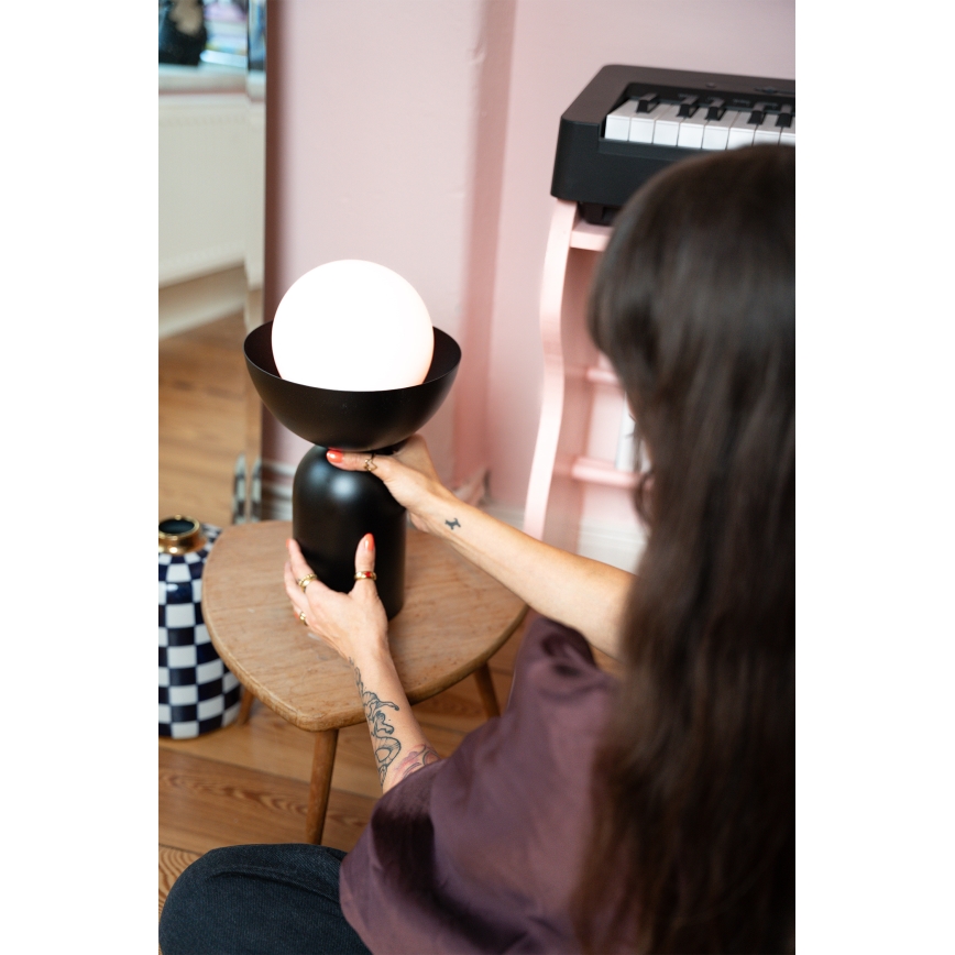 Osram - Lampada da tavolo DECOR BOWL 1xE14/25W/230V nera