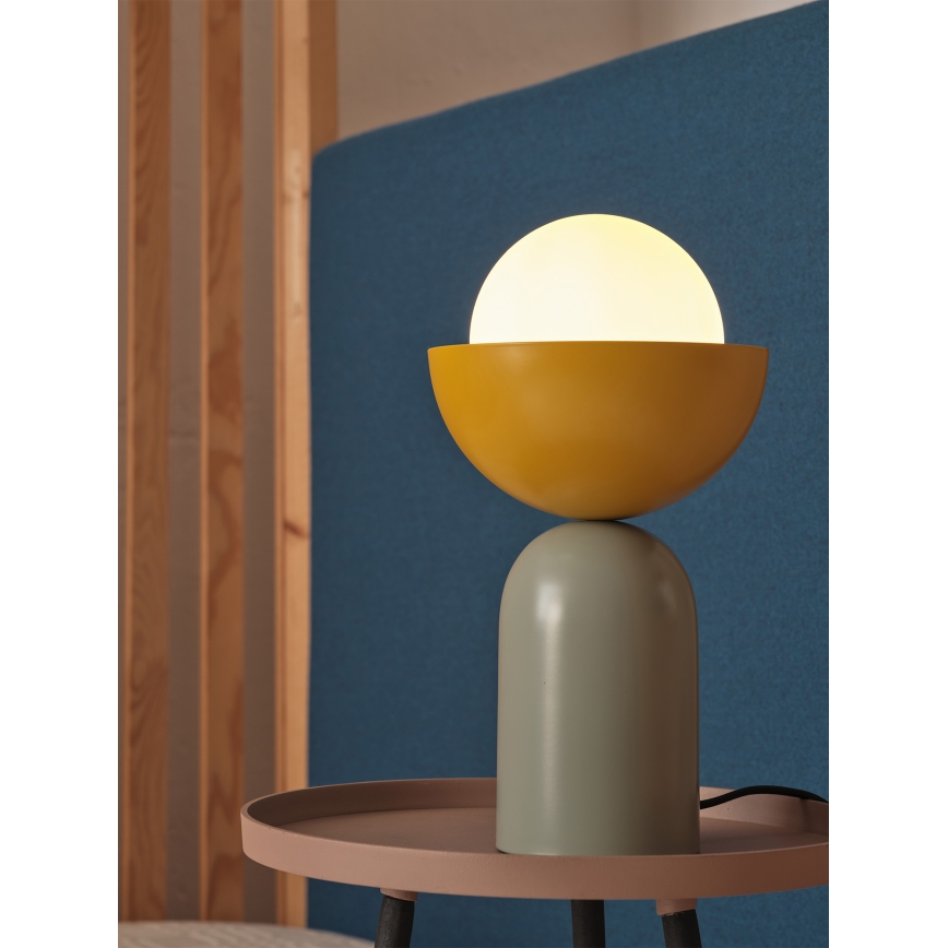 Osram - Lampada da tavolo DECOR BOWL 1xE14/25W/230V verde/gialla