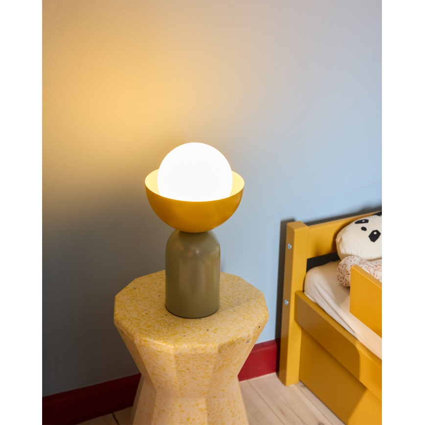 Osram - Lampada da tavolo DECOR BOWL 1xE14/25W/230V verde/gialla