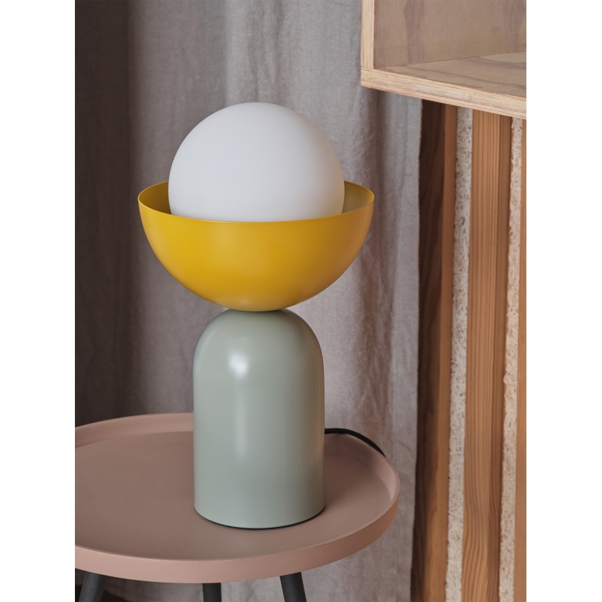 Osram - Lampada da tavolo DECOR BOWL 1xE14/25W/230V verde/gialla