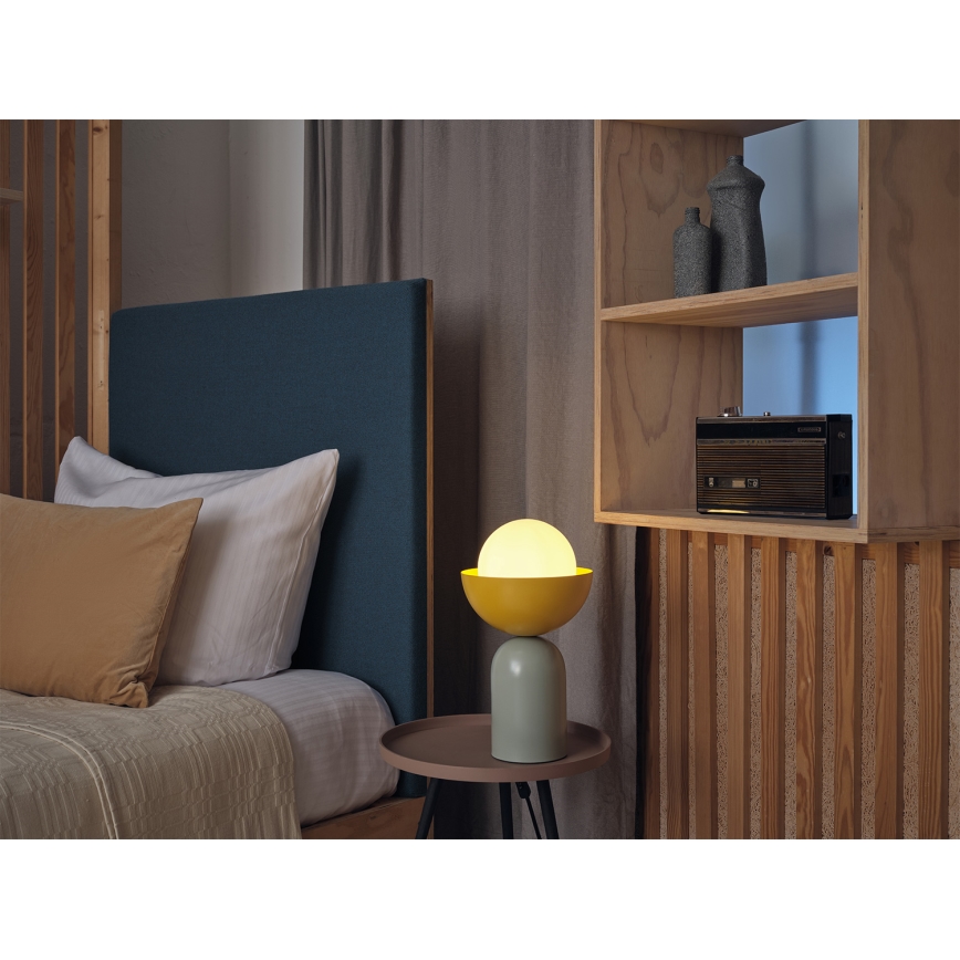 Osram - Lampada da tavolo DECOR BOWL 1xE14/25W/230V verde/gialla