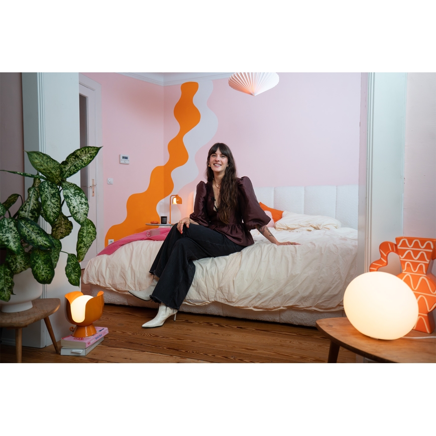 Osram - Lampada da tavolo DECOR COROLLE 1xG9/20W/230V arancione