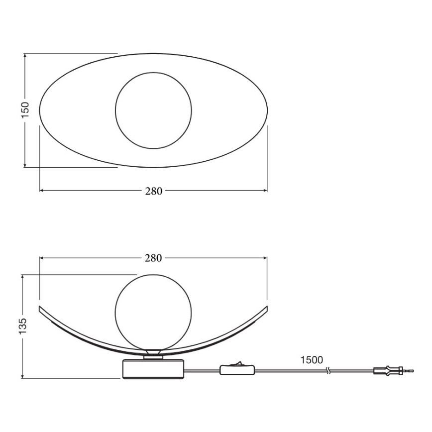 Osram - Lampada da tavolo DECOR PEARL 1xG9/5W/230V beige