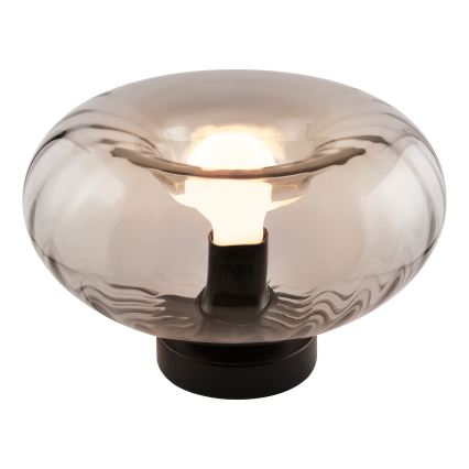 Osram - Lampada da tavolo DECOR SMOKE 1xE27/12W/230V nera/grigio fumé