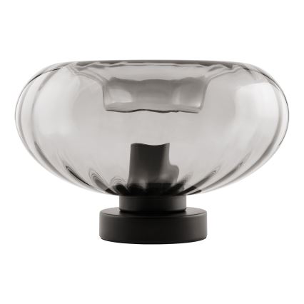 Osram - Lampada da tavolo DECOR SMOKE 1xE27/12W/230V nera/grigio fumé