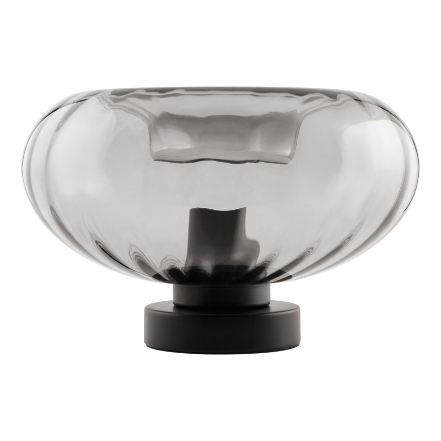 Osram - Lampada da tavolo DECOR SMOKE 1xE27/12W/230V nera/grigio fumé