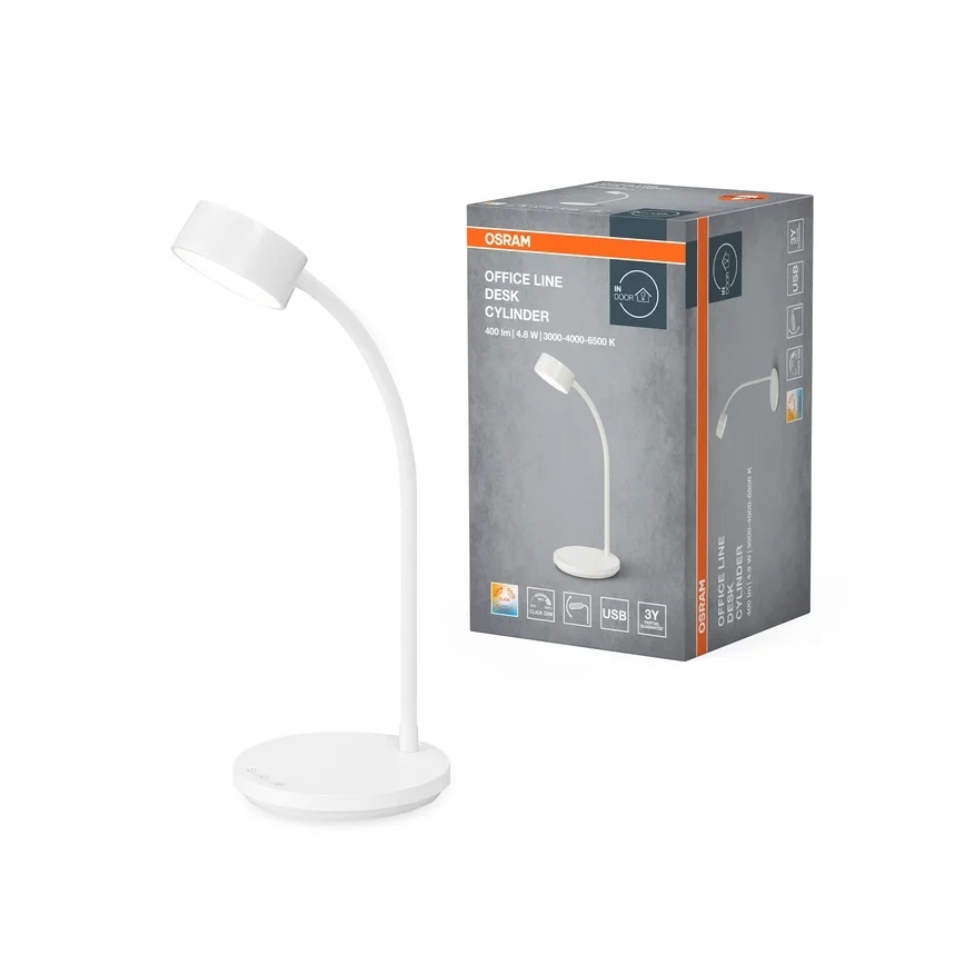 Osram - Lampada da scrivania LED dimmerabile OFFICE LINE LED/4,8W/230V 3000/4000/6500K bianca