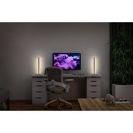 Osram - Lampada da tavolo dimmerabile LED RGBW SMART+ MAGIC LED/7,5W/230V 2700-6500K argento Wi-Fi + telecomando