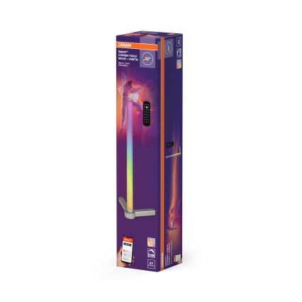 Osram - Lampada da tavolo dimmerabile LED RGBW SMART+ MAGIC LED/7,5W/230V 2700-6500K argento Wi-Fi + telecomando