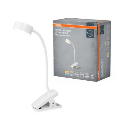Osram - Lampada da tavolo LED dimmerabile con morsetto OFFICE LINE LED/4,8W/230V 3000/4000/6500K bianca