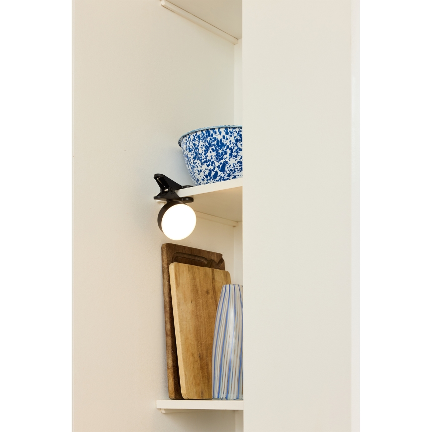 Osram - Lampada da tavolo LED ricaricabile dimmerabile 3 in 1 DECOR HELPER LED/1,8W/5V nera