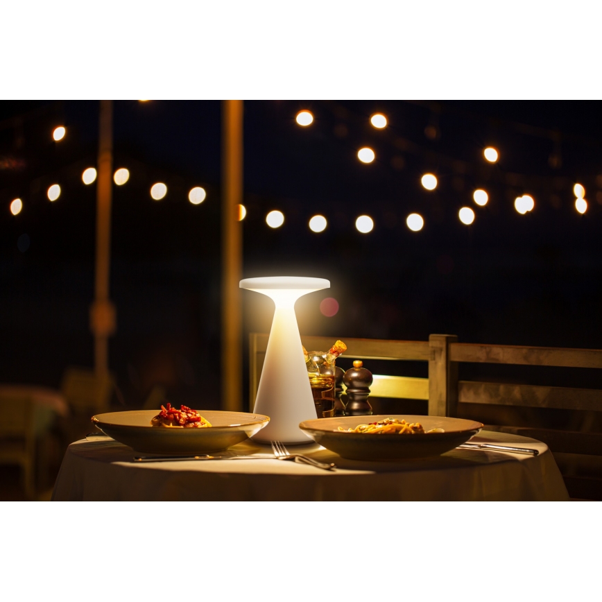Osram - Lampada da tavolo ricaricabile per esterni dimmerabile a sfioramento LED RGB SMART+ TWIST LED/1,35W/3,7V 1800 mAh IP44