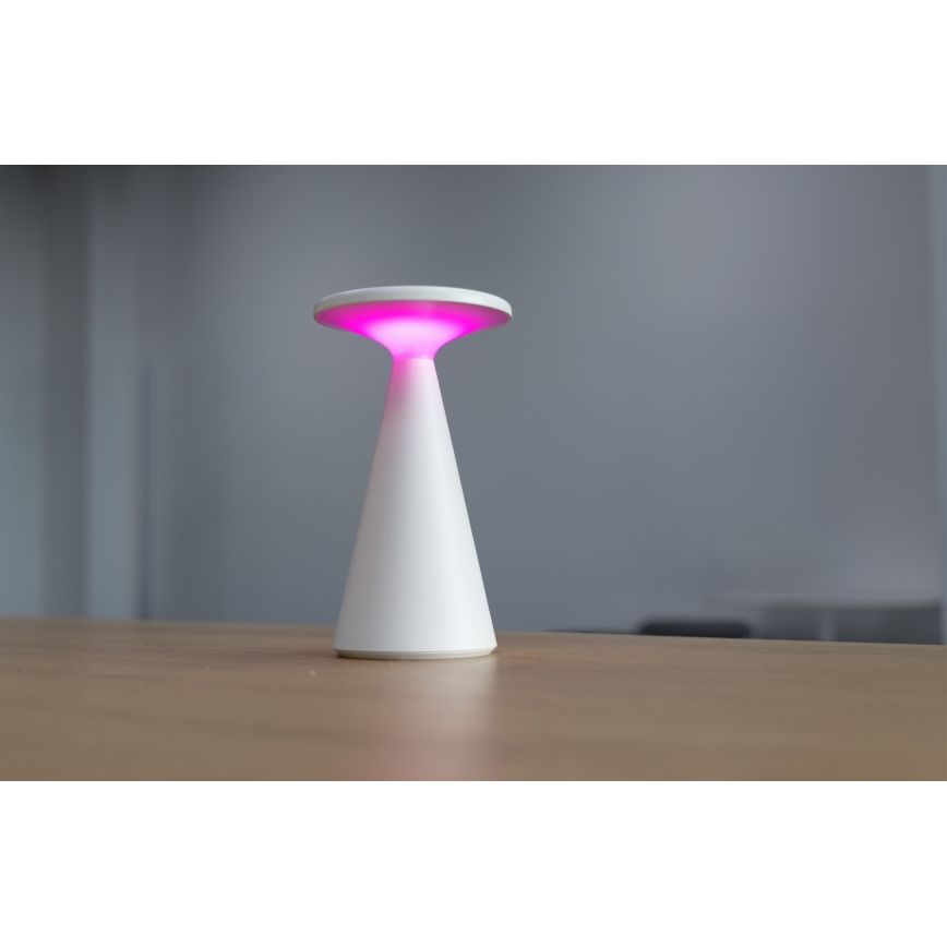Osram - Lampada da tavolo ricaricabile per esterni dimmerabile a sfioramento LED RGB SMART+ TWIST LED/1,35W/3,7V 1800 mAh IP44