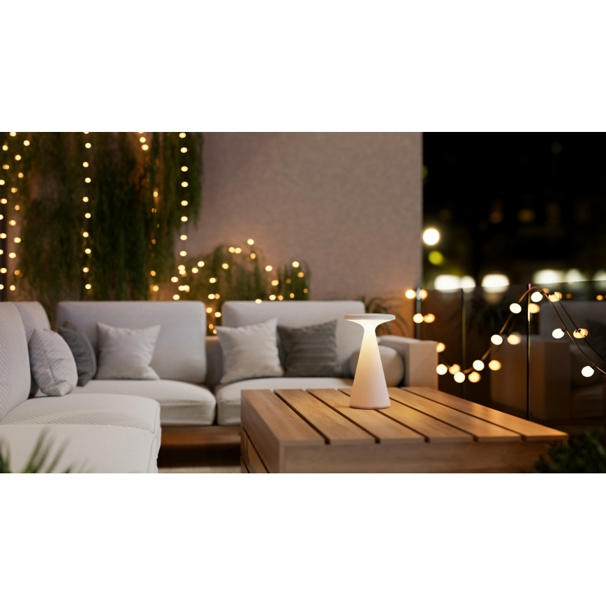 Osram - Lampada da tavolo ricaricabile per esterni dimmerabile a sfioramento LED RGB SMART+ TWIST LED/1,35W/3,7V 1800 mAh IP44
