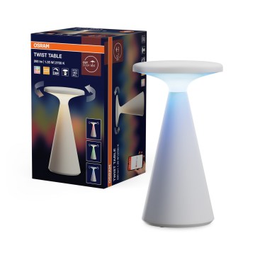 Osram - Lampada da tavolo ricaricabile per esterni dimmerabile a sfioramento LED RGB SMART+ TWIST LED/1,35W/3,7V 1800 mAh IP44