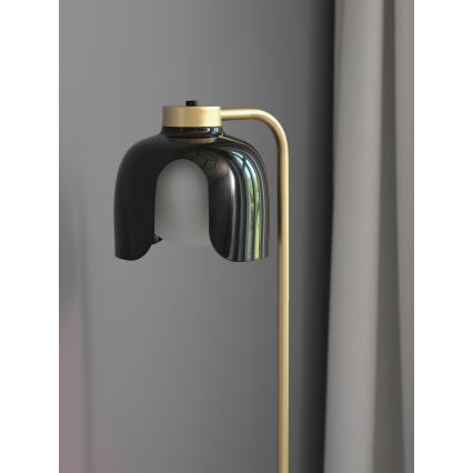 Osram - Lampada da terra DECOR COROLLE 1xE27/15W/230V nero/oro